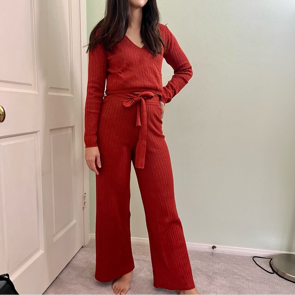 Long Sleeve Knitwear Set